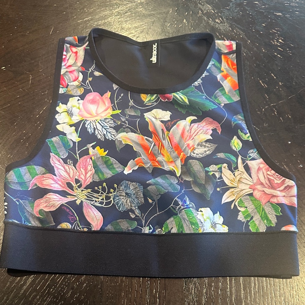 Ultracor x Christian LaCroix at‎ Barney's Lily Stripe High Neck Sports Top Small